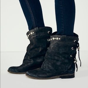 Free People | Slouchy Leather Wayland Boot